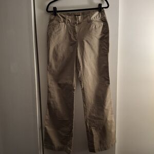 Ann Taylor Beige Khaki Pants Curvy
